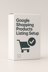 Google Shopping Product Listing Setup