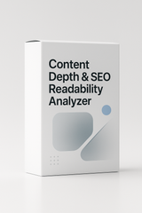 Content Depth & SEO Readability Analyzer